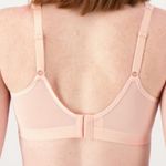 NWT BREEZIE WIREFREE DIAMOND SHIMMER UNLINED BRA SIZE 36B FOR QVC IN JAVA Gray Photo 1