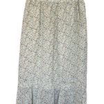 H&M HMT studios green floral maxi skirt Photo 0