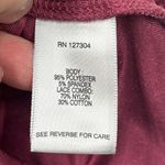 John Mark  Womens Top Burgandy Red Velvet Lace Sleeve Whimsical Goth Size Small Photo 11