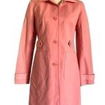 Loft Ann Taylor Salmon Spring Fall Trench Coat Size S Photo 0