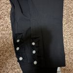 Soft Surroundings  Straight Leg Capri pants PXS Petite Xtra Small 2P-4P Black NEW Photo 3