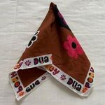 Brown toss floral print bandana 0524 Photo 0