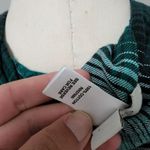 Cato teal plaid flannel waterfall vest size medium Photo 5