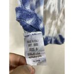 Angela Women Slouchy Top Blue Gray Tie Dye‎ Drop Shoulder Modal Made In Italy S Photo 4