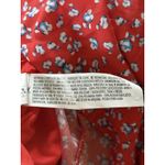 English Factory NWT  Midi Dress Womens 3XL Plus Red Floral Tiered Puff Sleeve Photo 3