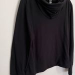 Yogalicious  Cowl Neck Pullover Sweatshirt. Black. Women’s Size L. EUC Photo 0