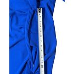 NEW Lulus Womens Royal Blue Long Sleeve Ruched V Photo 6