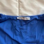 ZARA Blue  Square Neck Bodysuit Photo 2