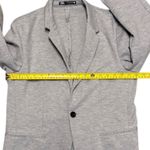 ZARA Gray Comfort Jacket Single Button Blazer Size Medium Photo 4