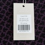 Boden Abigail Jersey Dress 14R Purple Leaf Print Long Sleeve Stretchy Midi Dark Size 14 Photo 5