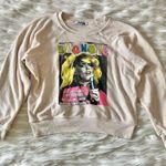Free People  Cream Neon Blondie Show Raglan Oversized Soft Crewneck Sweats… Photo 8