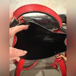 Marc Jacobs NEW! Savvy Red Leather Micro Tote Bag Crossbody Satchel Photo 7