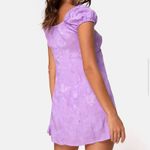 Motel Rocks Gaval Mini Babydoll Dress Satin Rose Lilac Dress lavender medium nwt Photo 2