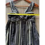 Free People Breezin’ Through Black Striped One Piece Jumpsuit Woman’s size Small Photo 9