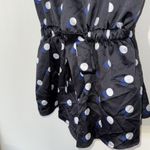 Victoria's Secret  Polka Dot Silky Romper XS‎ Black Adjustable Straps Photo 3