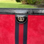 Gucci Ophidia Chain Shoulder Bag Suede Small Red size M Photo 2