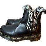 Dr. Martens  Zebra Leonore Chelsea Ankle Boots Photo 3