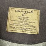 Life is Good  Tan/Brown Fleece Zip Up Jacket Size Medium Photo 1