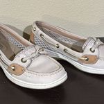Sperry  Top Sider size 7 Womens Beige White Leather Boat Shoes Photo 0