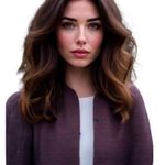 Orvis Vintage Blazer Tweed Jacket Women's Open Front Blazer Boho Chic Size M Photo 0