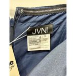 Jovani JVN by  Off The Shoulder Tafetta Mermaid Long Dress Navy Blue Women's 14 Photo 4