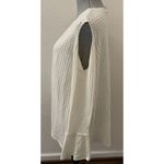 Lane Bryant Open Cardigan Sweater Plus 18 20 Cold Shoulder off white excellent Photo 3