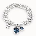 Uno de50 Bracelet with blue crystal charms Photo 0