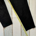 Aritzia Babaton Black Faux Suede High Rise Tapered Leg Pull-On Pants Women’s 6 Photo 4