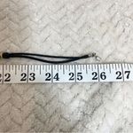 Vintage Black Floral Ceramic Bead Cord Necklace Witchy Goth Romantic Photo 11