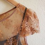 Anthropologie MOULINETTE SOEURS bronze lace dress Photo 2