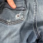 American Eagle Jeggings Size 2 Regular Wash Distressed Super Stretch Denim Jeans Blue Photo 15