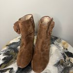 Kate Spade New York Brown Suede Bow Boots Heeled Photo 6