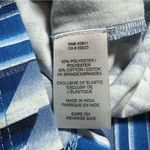 Aventura Clothing Langley Tank Dress Geometric Striped Size Medium Blue Photo 8