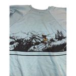 SKI THE SUMMIT COLORADO Vintage 80s Lightweight Sweatshirt, Size Medium P2P 21” Blue Photo 5