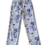 Kensie Patchwork Blue Combo Jeans High rise size 4 / 27 Photo 1