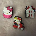 Hello Kitty and Friends Charm Pins - 3 Pack Decoration Charms, Clog Pin Photo 0