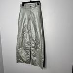 OAT wide leg high rise jeans size 0/25 Silver Photo 1