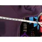 Nike Purple/Black Hoodie Sweatshirt Size Medium Long Sleeve Logo Graphic Pocket Photo 7