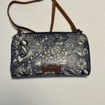 Sakroots  Blue & White Floral Crossbody Wallet Mini Purse Wristlet Clutch Phone Photo 2