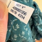 American Eagle ‎ Floral Babydoll Dress Green Tiered Size Small Photo 6