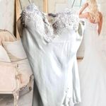 Linea Donatella  Negligee Size L Chiffon Babydoll White Fairy Lace Bridal Photo 8