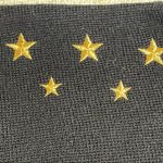 Meister Black Sweater with Gold Stars Size L Photo 5