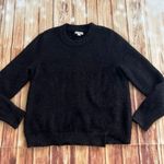 Calvin Klein Jeans Women’s Crew Neck Furry Pullover Sweater Black Size Large Photo 2