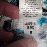 White House | Black Market Teal Floral Cardigan Small Romantic Feminine Photo 8