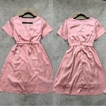 JessaKae Women’s Satin Wrap Dress V Photo 0