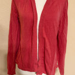 J.Jill Open Drape Cardigan Sweater Flame Orange Photo 0