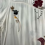 Maje  White Floral Mini Dress Short Sleeve A Line Size 3/US Women’s L Photo 6