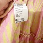 Devotion Twins Ella Dress Yellow Pink Grecian Dress Anthropologie Size Small S Photo 4