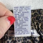 Vintage Y2K XL Silk Skirt Leopard Animal Midi Grunge Whimsigoth Fairy Siren Brown Photo 5