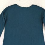 J.Jill Womens Merino Wool Washable Sweater Tunic Emerald Green Size Medium Photo 7
